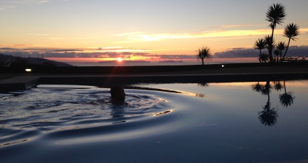 October: relaxing in Madeira with a cool dawn swim